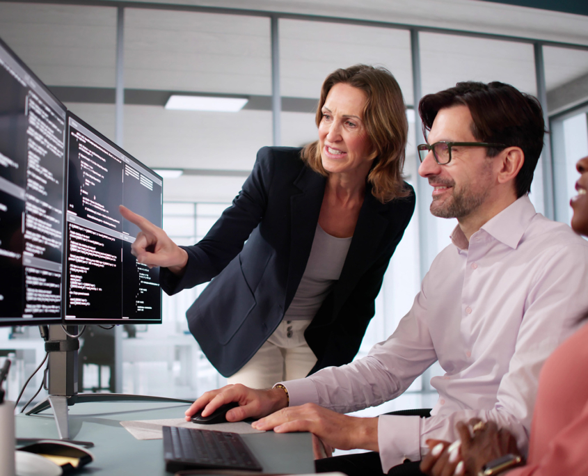 It Workers On Computer In Office 1302266380