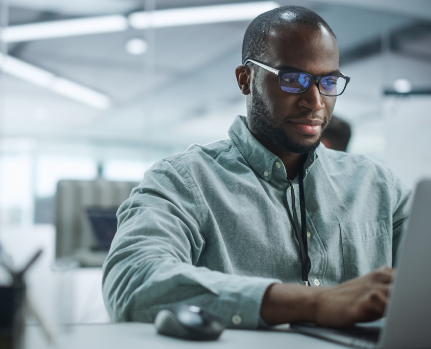 It Workers On Computer In Office 470108020