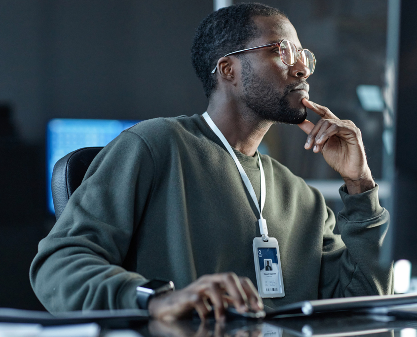 It Workers On Computer In Office 729584608